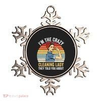 Crazy Cleaning Lady Housekeeper Housekeeping Maid Ornament thumb 0
