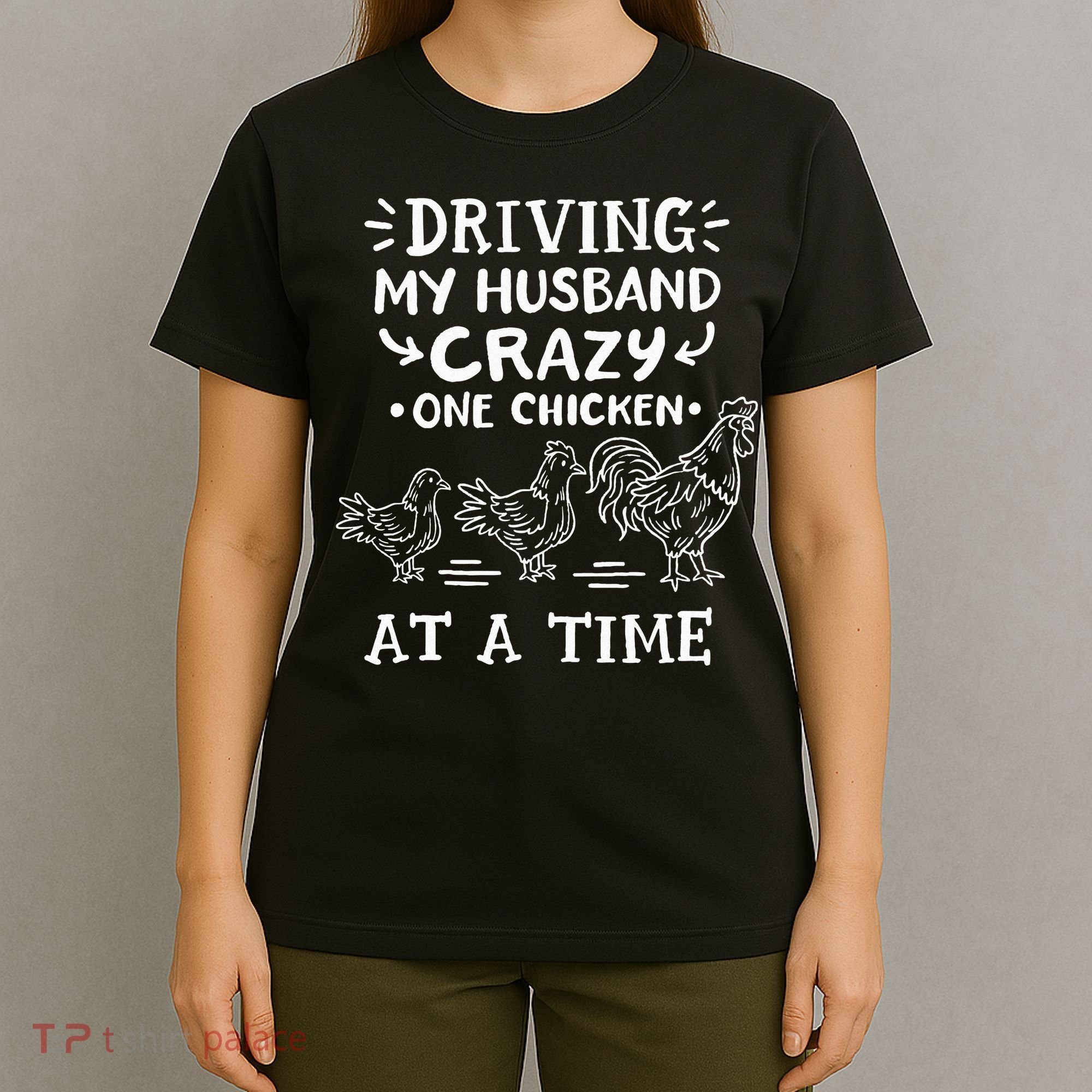Crazy Chicken Lady Funny Chicken T-Shirt