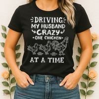 Crazy Chicken Lady Funny Chicken Women's T-Shirt thumb 2