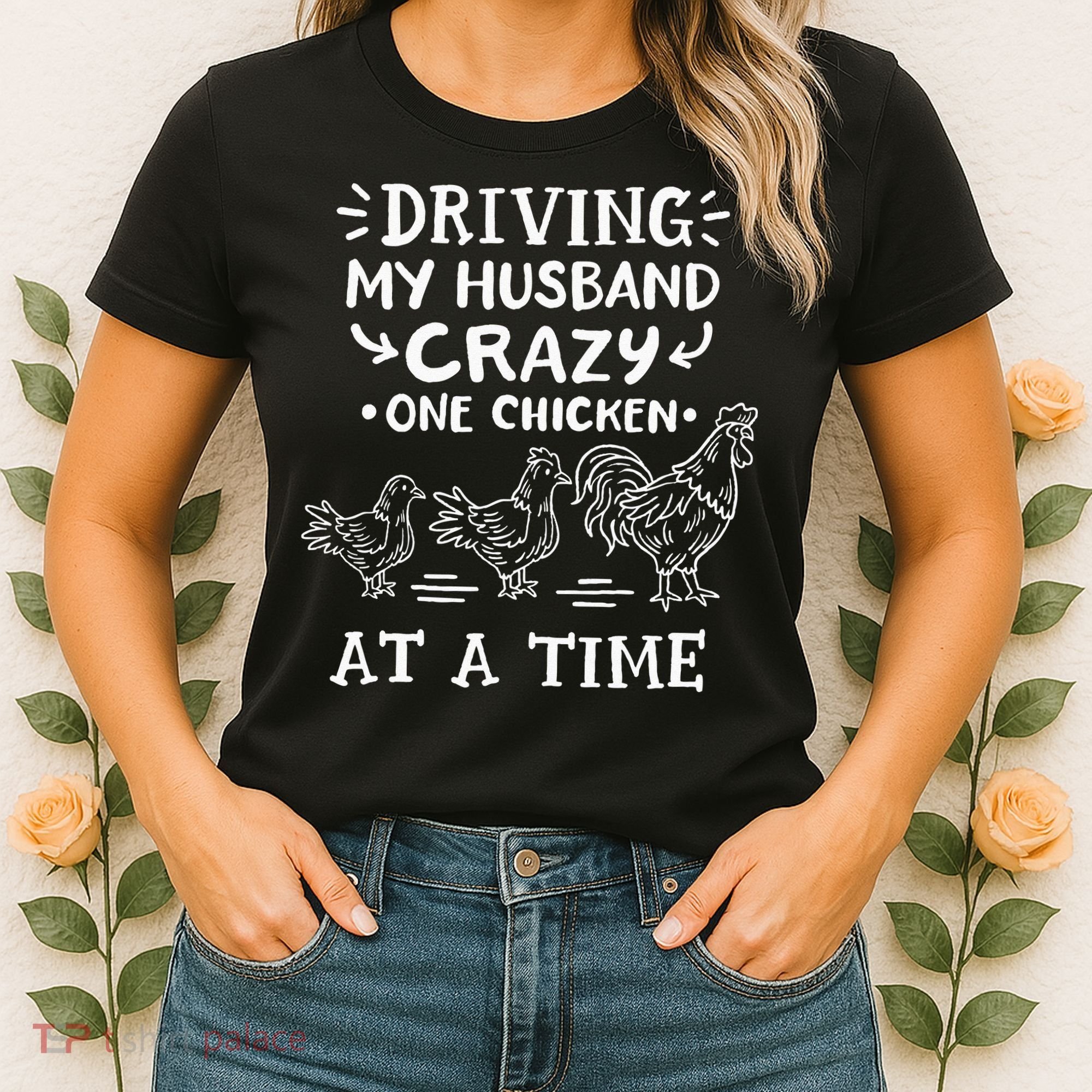 Crazy Chicken Lady Funny Chicken Women's T-Shirt