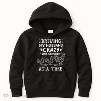 Crazy Chicken Lady Funny Chicken Kids Hoodie thumb 0