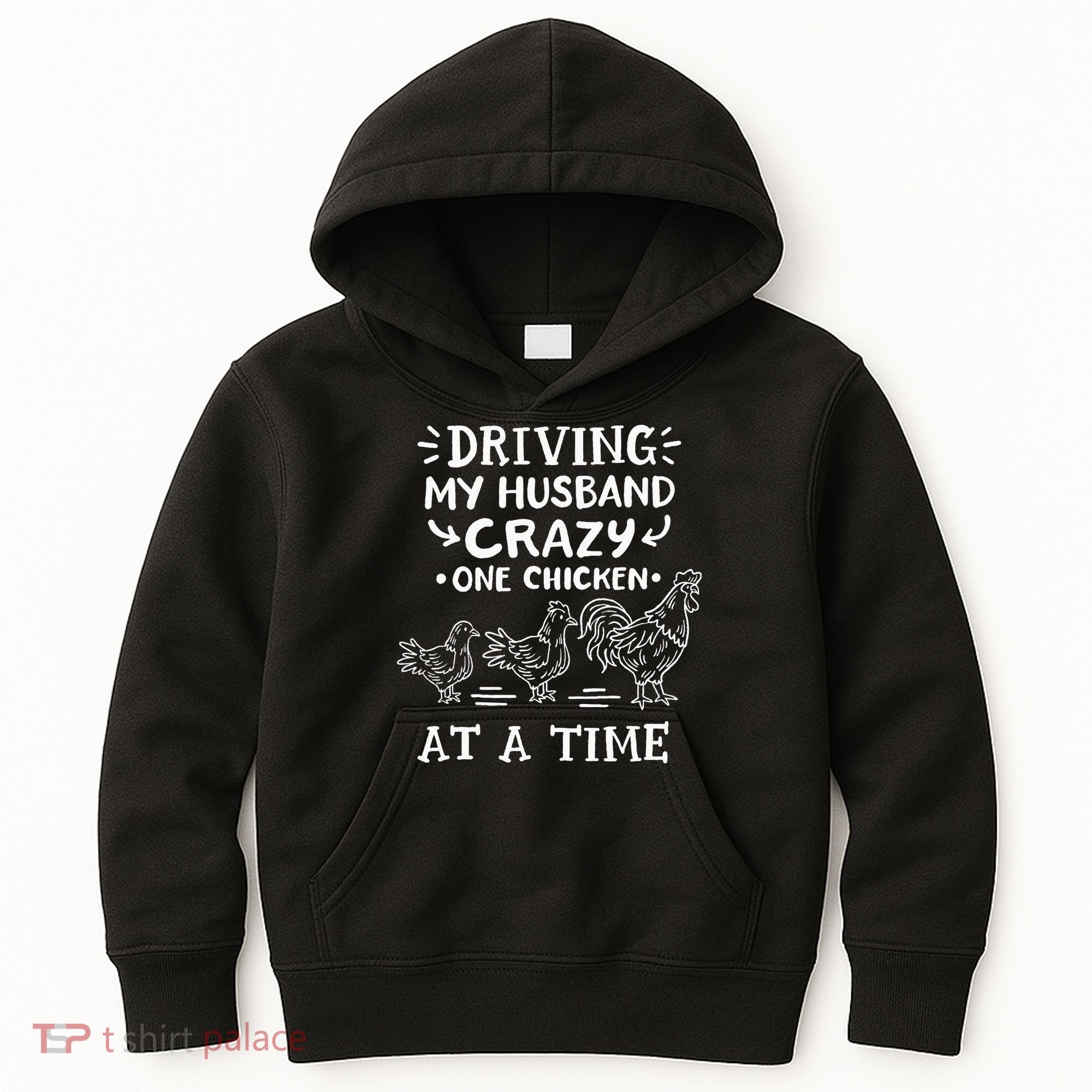 Crazy Chicken Lady Funny Chicken Kids Hoodie