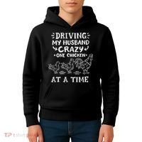 Crazy Chicken Lady Funny Chicken Kids Hoodie thumb 4