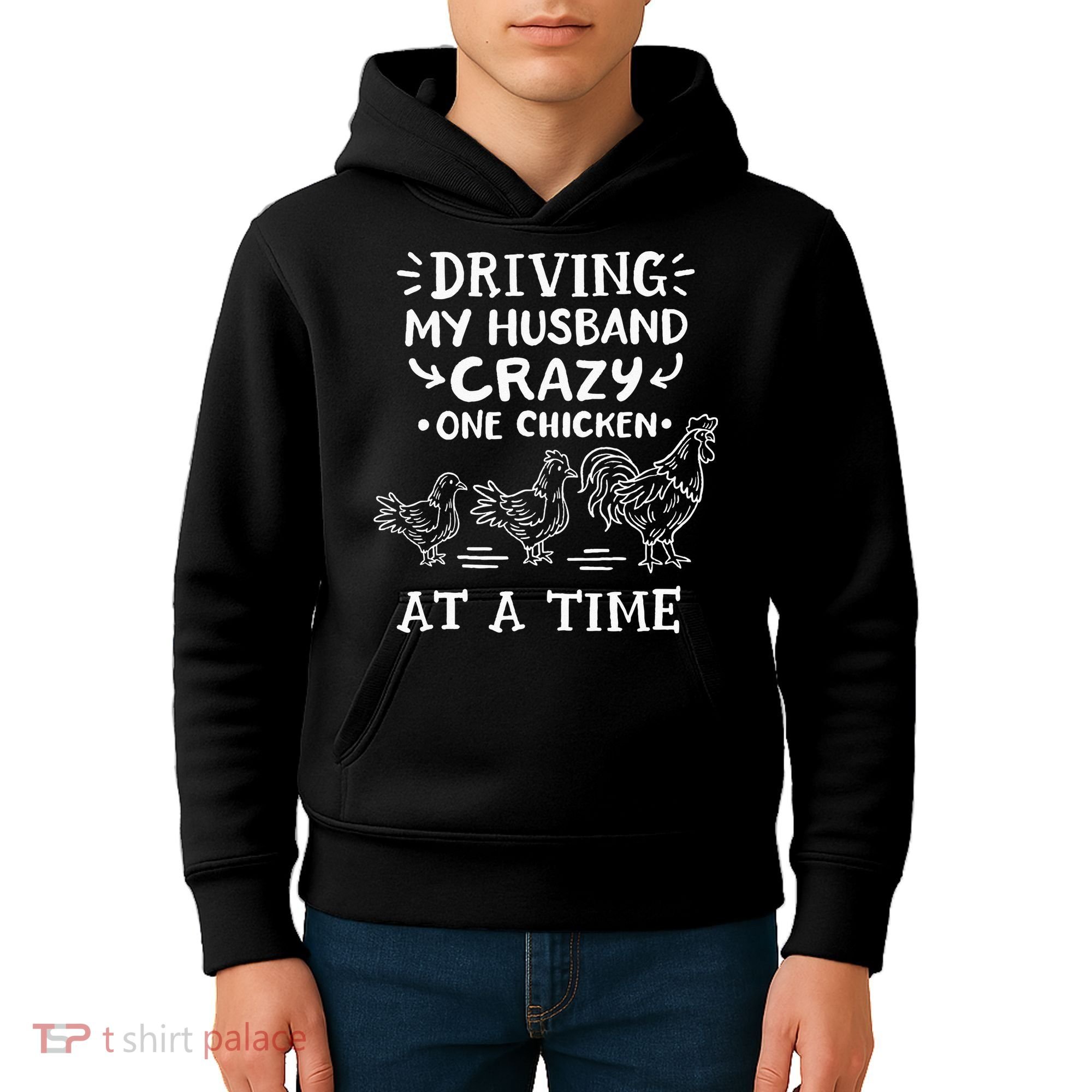Crazy Chicken Lady Funny Chicken Kids Hoodie