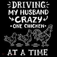 Crazy Chicken Lady Funny Chicken Kids Long Sleeve Shirt thumb 2