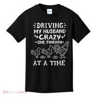 Crazy Chicken Lady Funny Chicken Kids T-Shirt thumb 0