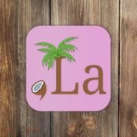 Coconut Comma La Kamala Harris 2024 President Coaster thumb 0