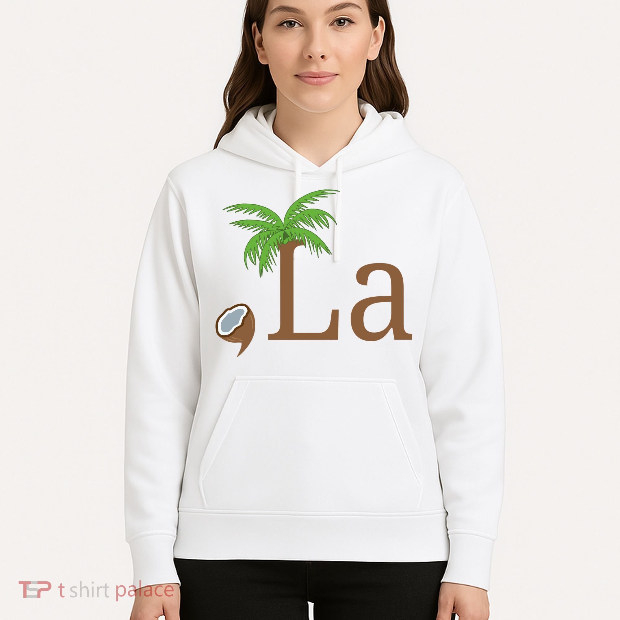 Coconut Comma La Kamala Harris 2024 President Hoodie