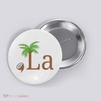 Coconut Comma La Kamala Harris 2024 President Button thumb 0