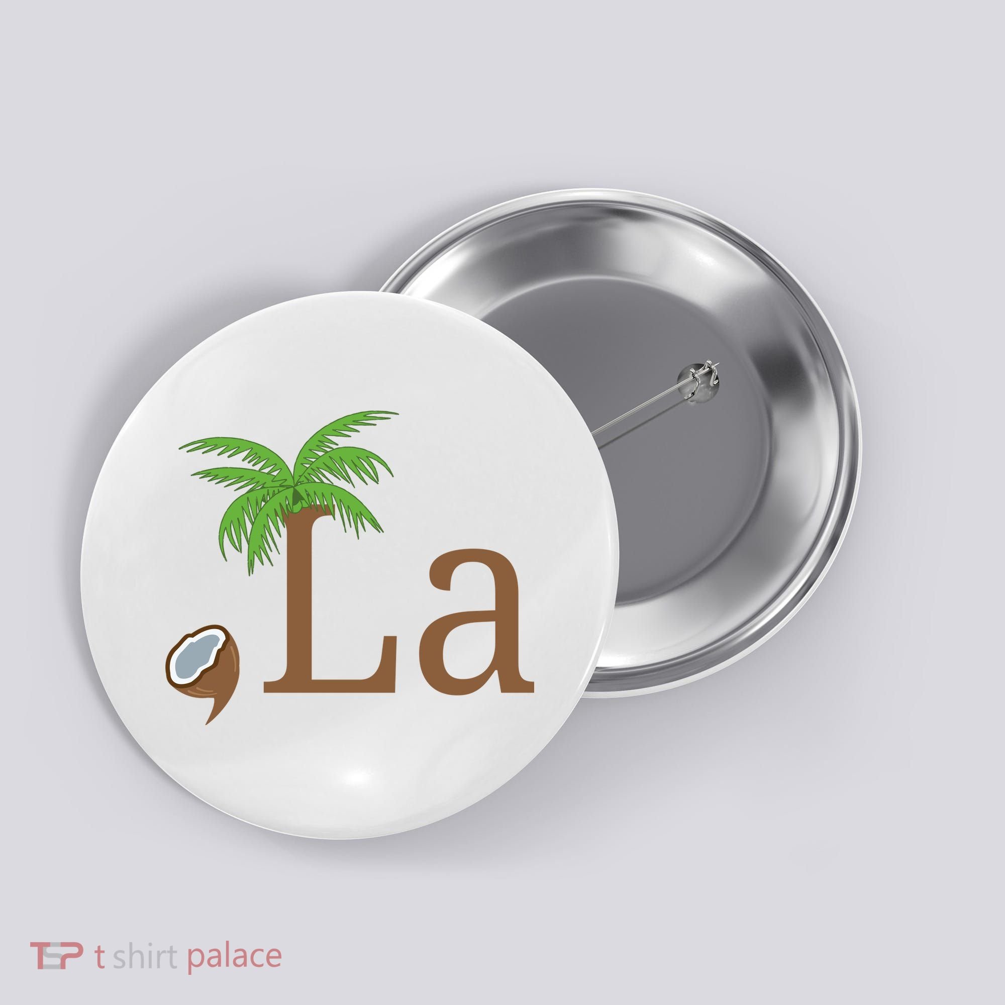 Coconut Comma La Kamala Harris 2024 President Button