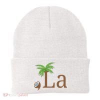 Coconut Comma La Kamala Harris 2024 President Beanie thumb 0