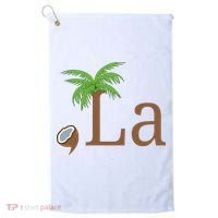 Coconut Comma La Kamala Harris 2024 President Golf Towel thumb 0