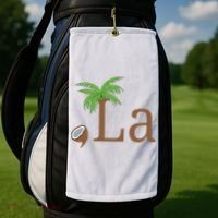 Coconut Comma La Kamala Harris 2024 President Golf Towel thumb 2
