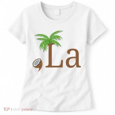 Coconut Comma La Kamala Harris 2024 President Women's T-Shirt