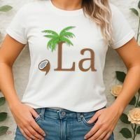 Coconut Comma La Kamala Harris 2024 President Women's T-Shirt thumb 2