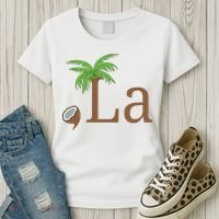 Coconut Comma La Kamala Harris 2024 President Women's T-Shirt thumb 3