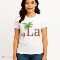 Coconut Comma La Kamala Harris 2024 President Women's T-Shirt thumb 4