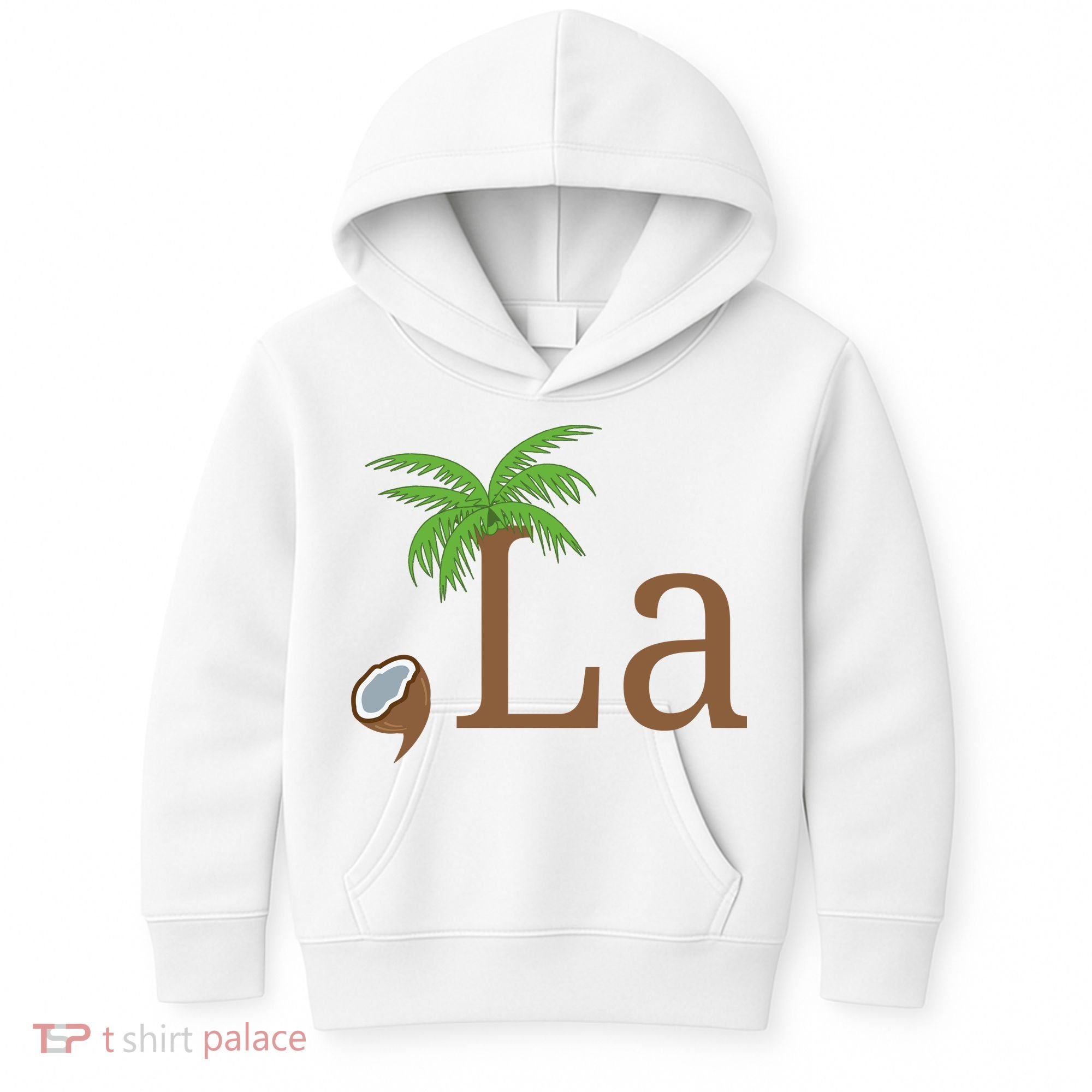Coconut Comma La Kamala Harris 2024 President Kids Hoodie