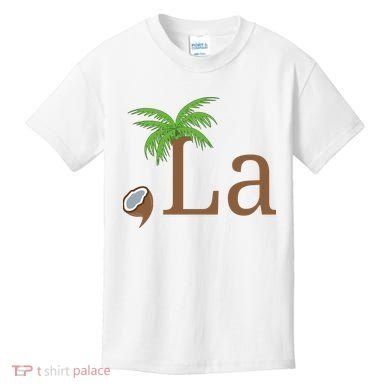Coconut Comma La Kamala Harris 2024 President Kids T-Shirt
