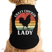 Crazy Chicken Lady Funny Women Girls Poultry Farm Farmer Gift Doggie Tank thumb 0