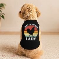 Crazy Chicken Lady Funny Women Girls Poultry Farm Farmer Gift Doggie Tank thumb 2