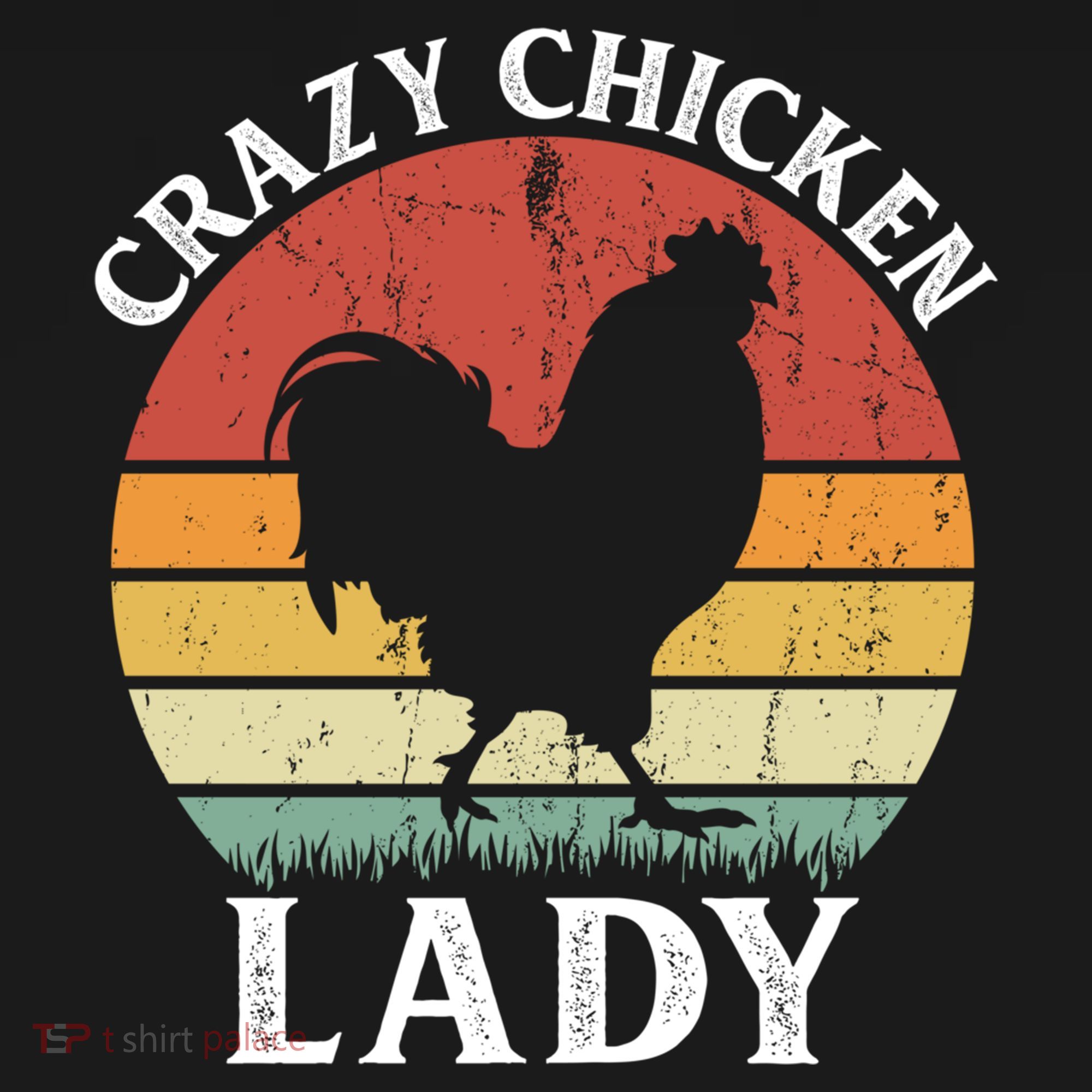 Crazy Chicken Lady Funny Women Girls Poultry Farm Farmer Gift Doggie Tank