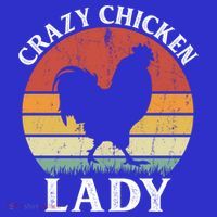 Crazy Chicken Lady Funny Women Girls Poultry Farm Farmer Gift Mousepad thumb 1