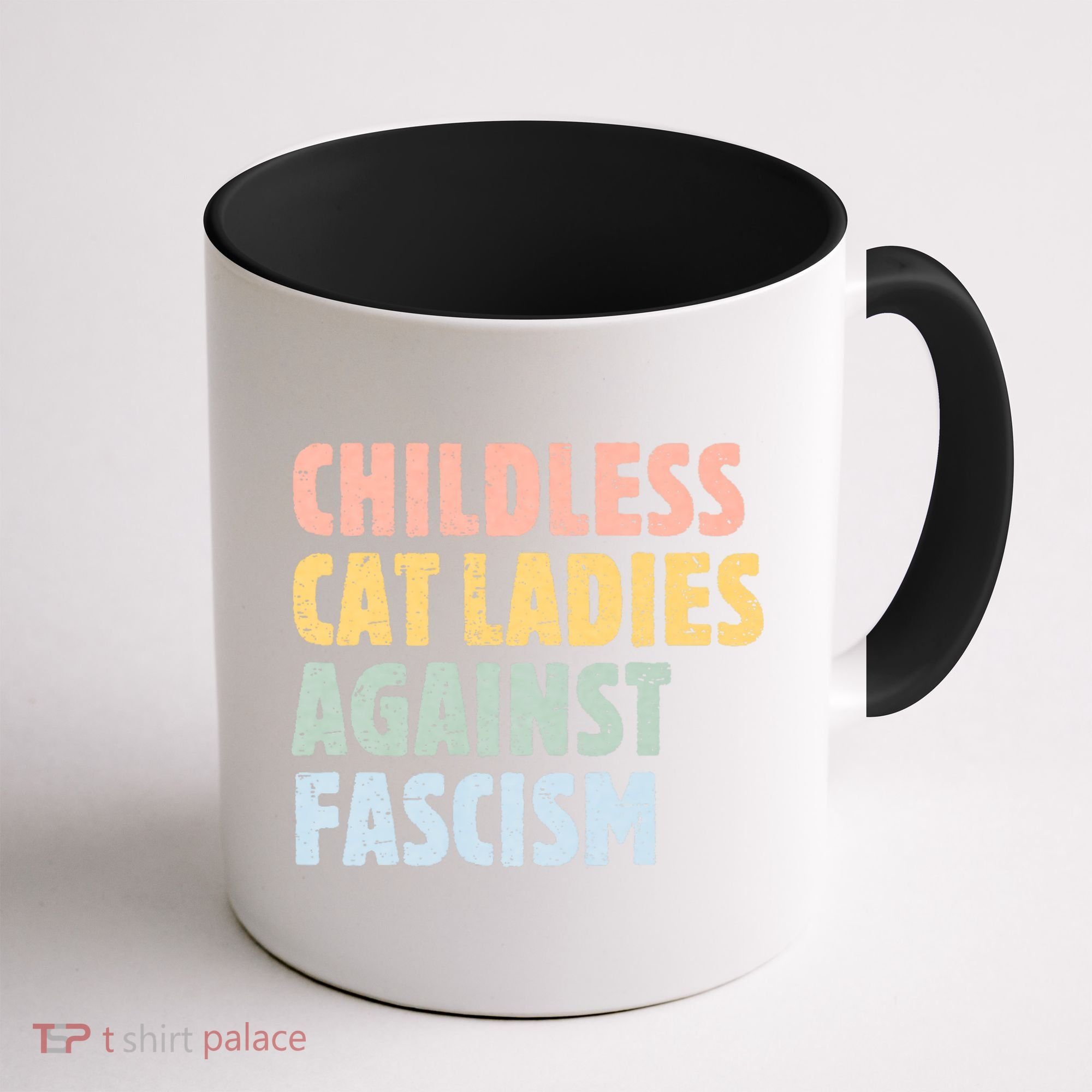 Childless Cat Ladies Against Fascism Kamala Harris Coffee Mug
