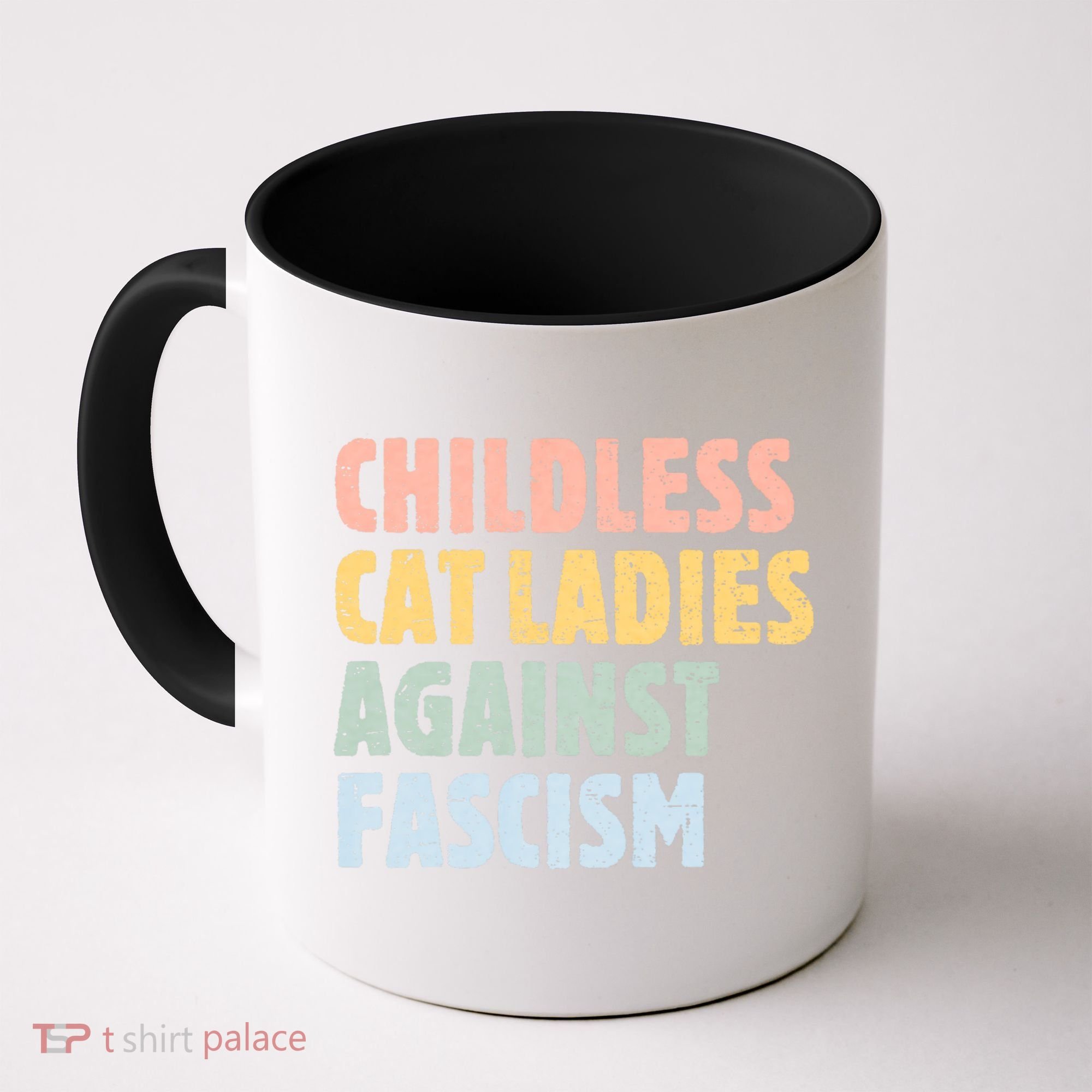 Childless Cat Ladies Against Fascism Kamala Harris Coffee Mug