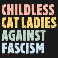 Childless Cat Ladies Against Fascism Kamala Harris Women's Tank Top thumb 5
