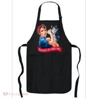 Childless Cat Ladies Vote Rosie The Riveter Apron thumb 0