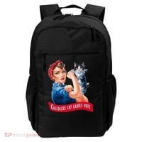 Childless Cat Ladies Vote Rosie The Riveter Backpack thumb 0