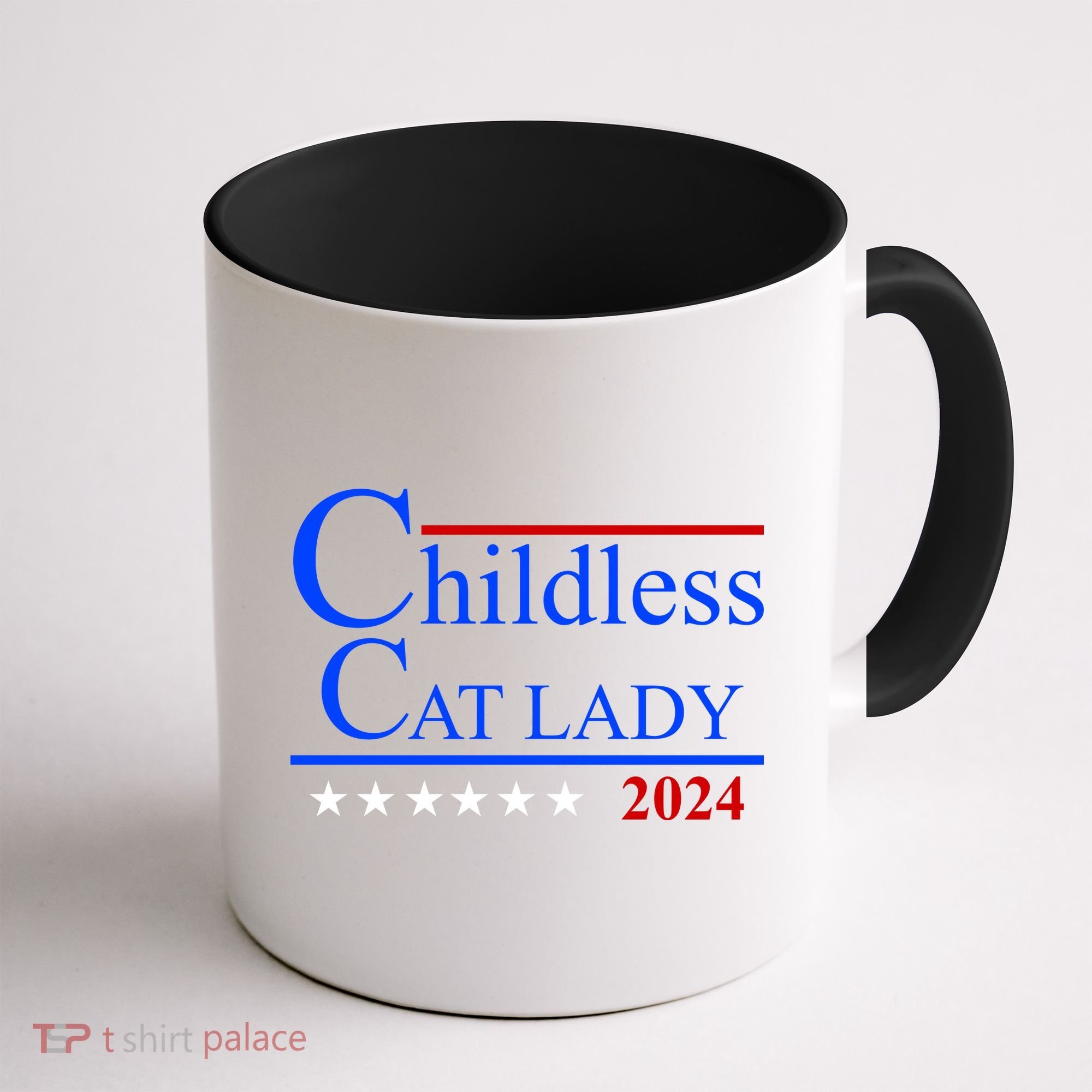 Childless Cat Lady 2024 Funny Kamala Harris Coffee Mug