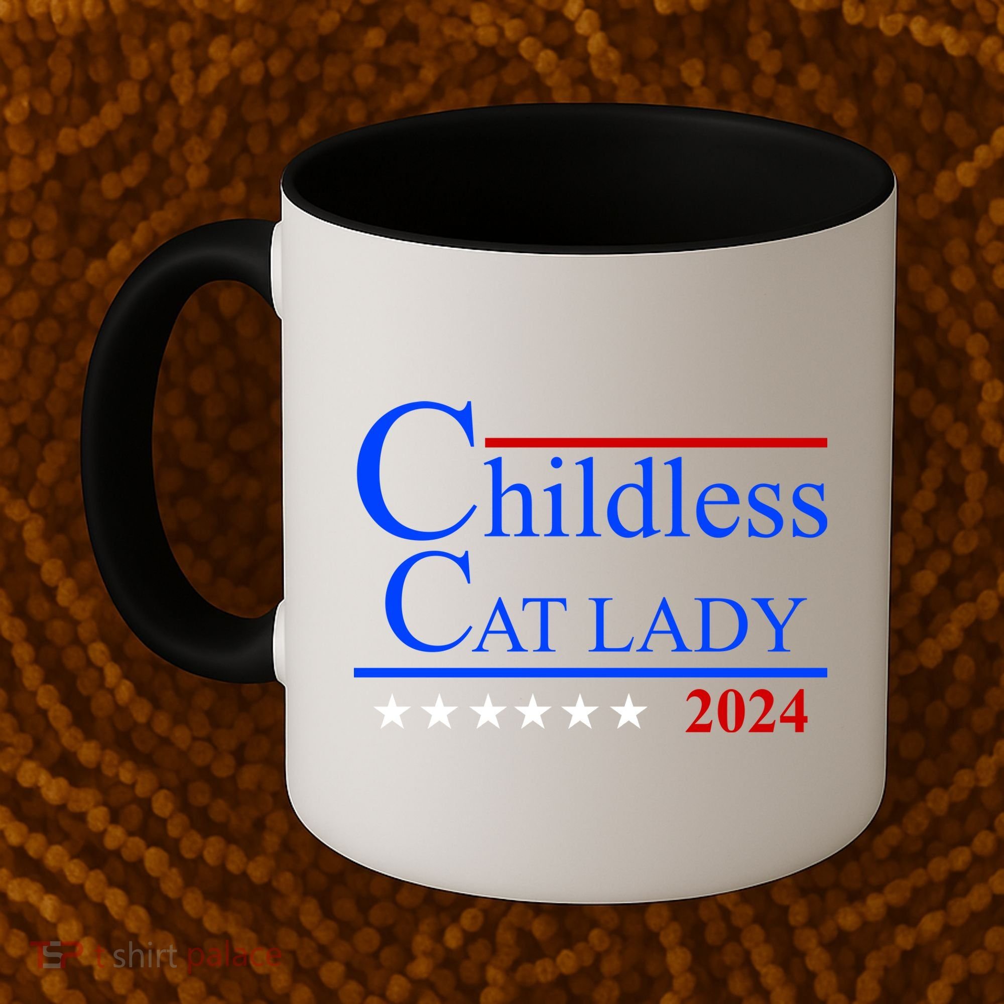 Childless Cat Lady 2024 Funny Kamala Harris Coffee Mug