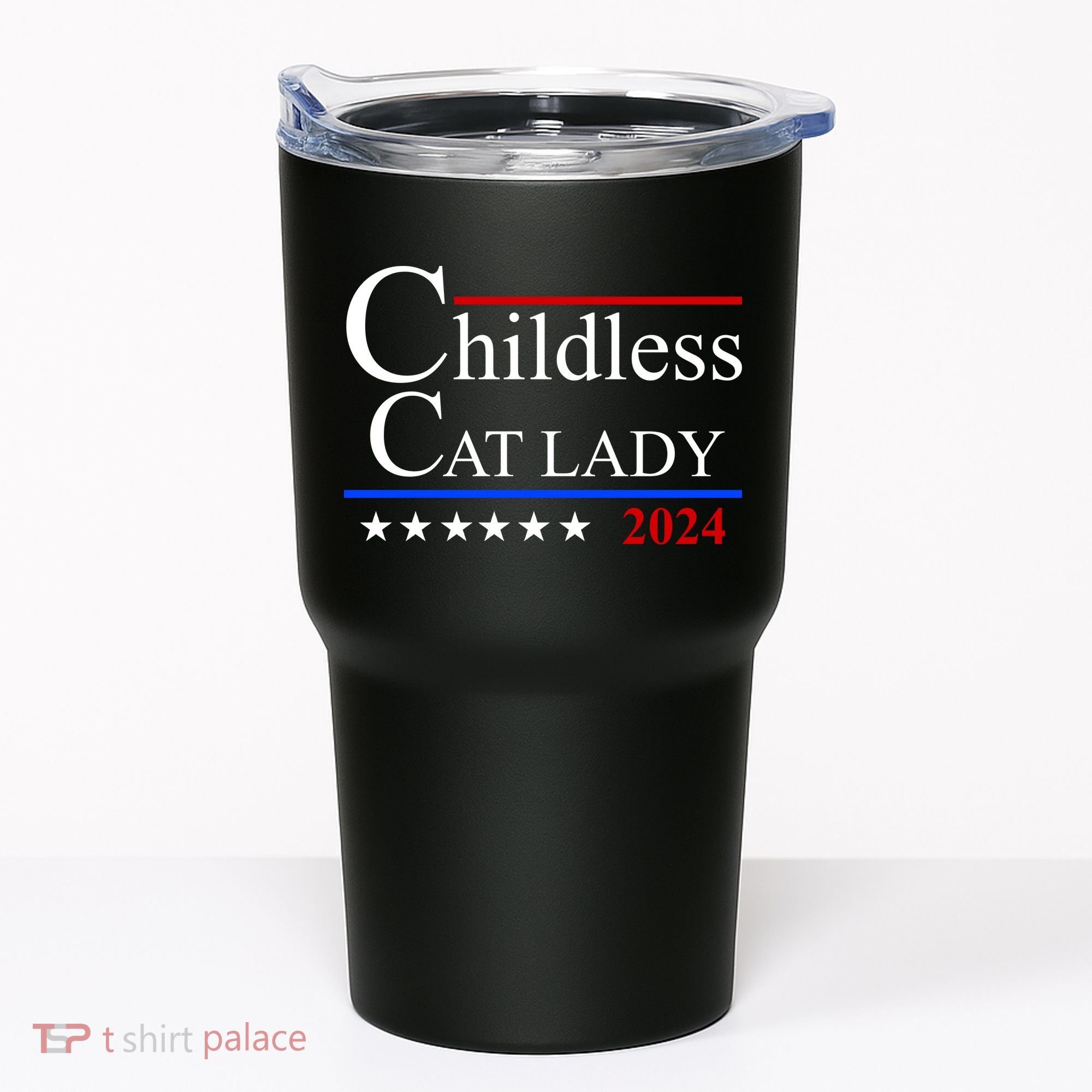 Childless Cat Lady 2024 Funny Kamala Harris Tumbler