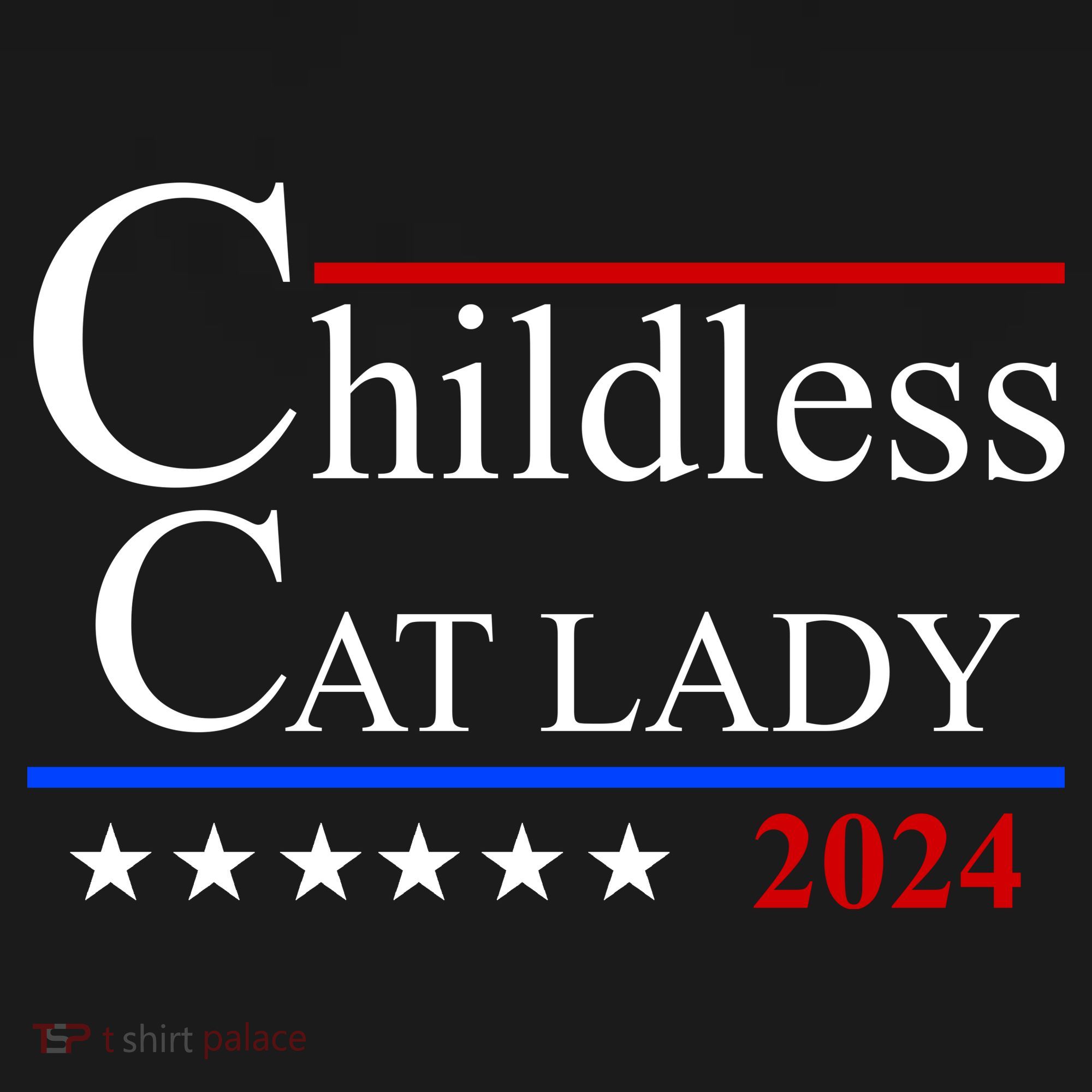 Childless Cat Lady 2024 Funny Kamala Harris Ornament