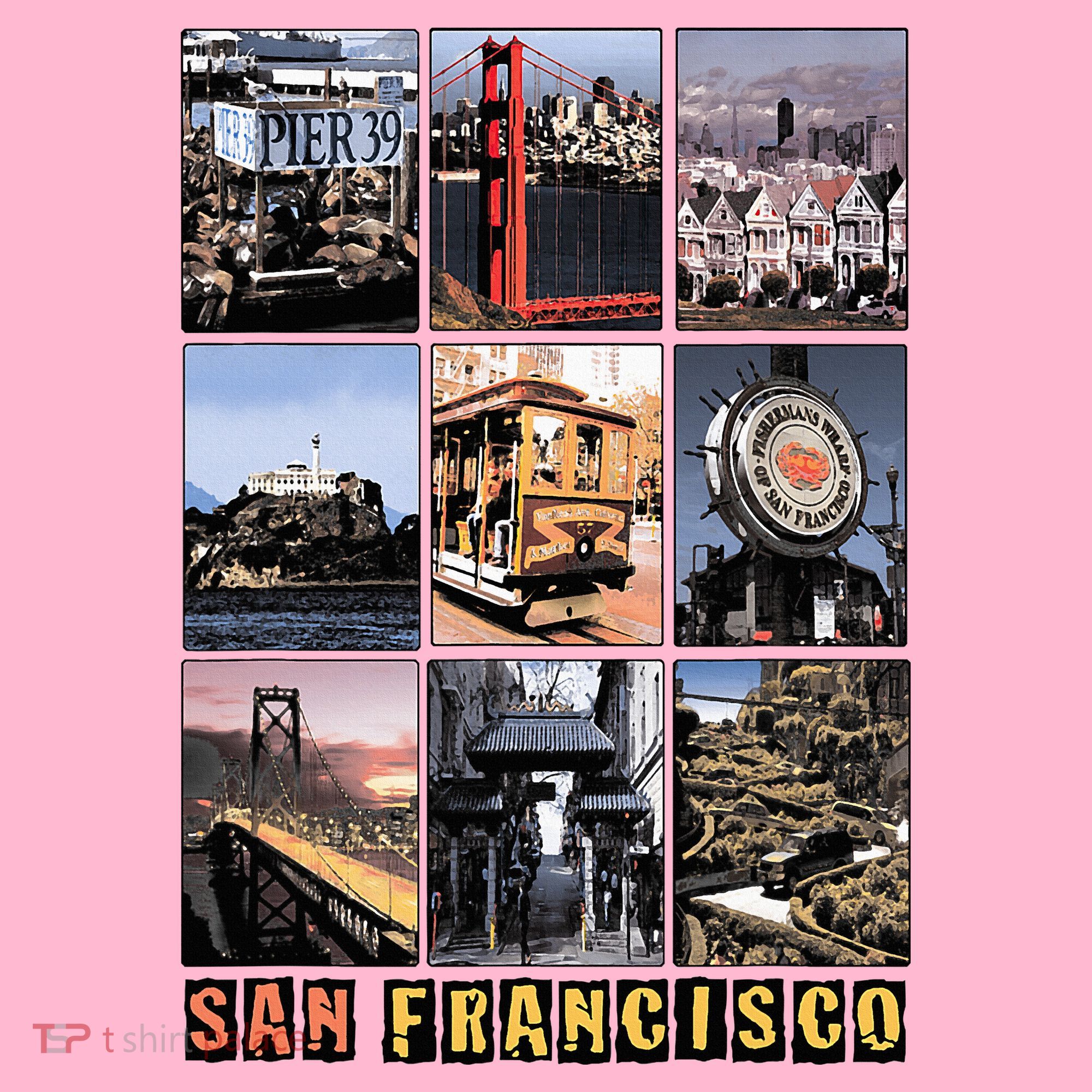 California Cali Life Los Angeles San Francisco Coaster