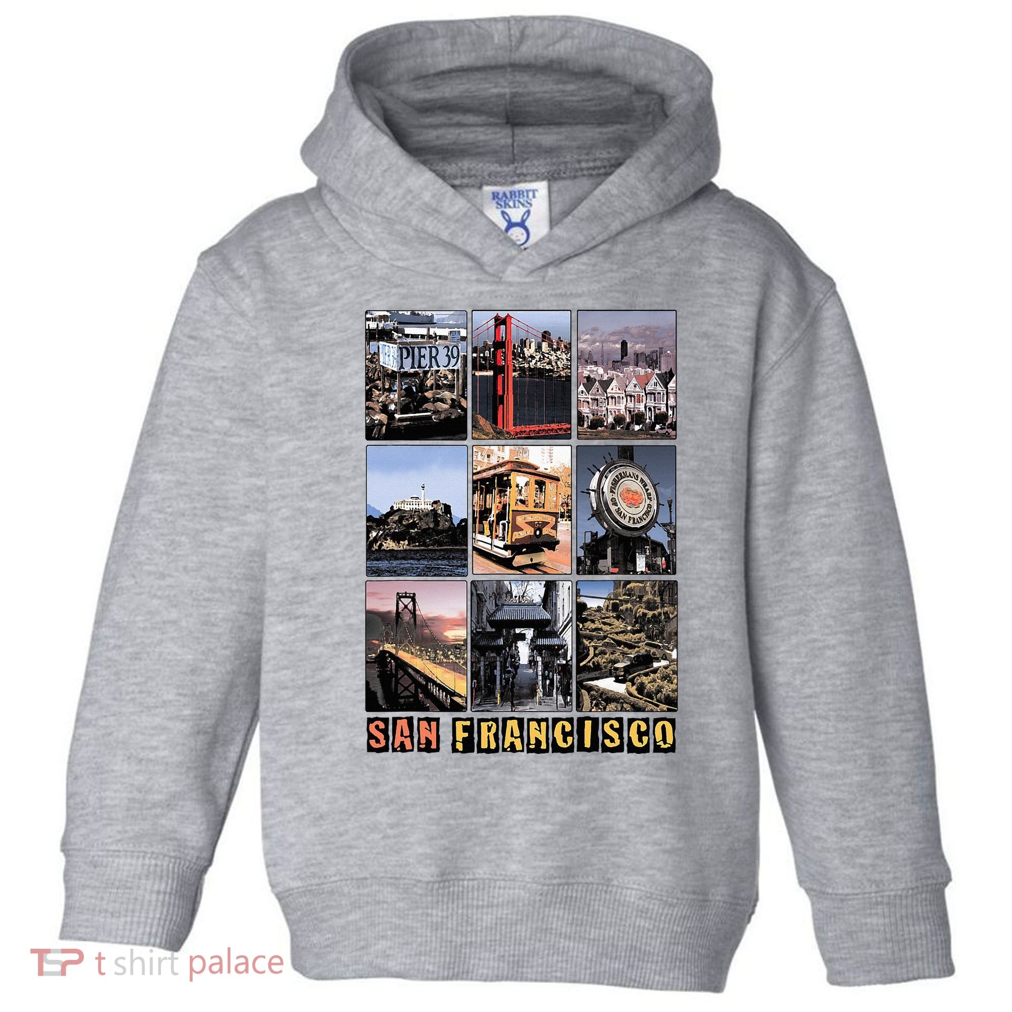California Cali Life Los Angeles San Francisco Toddler Hoodie