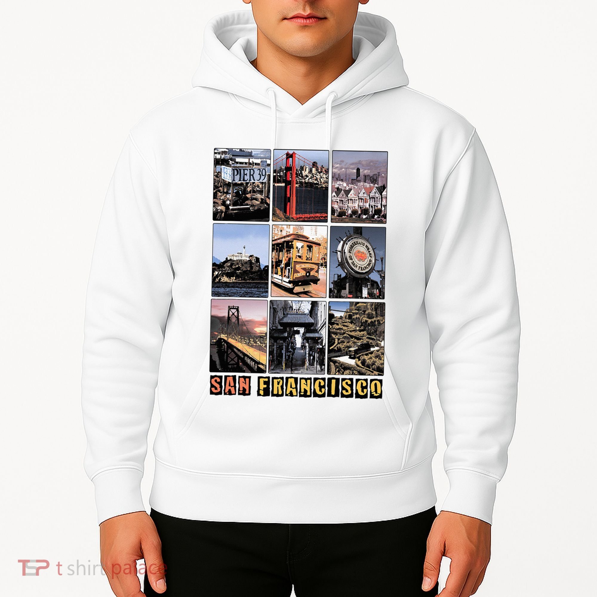 California Cali Life Los Angeles San Francisco Hoodie