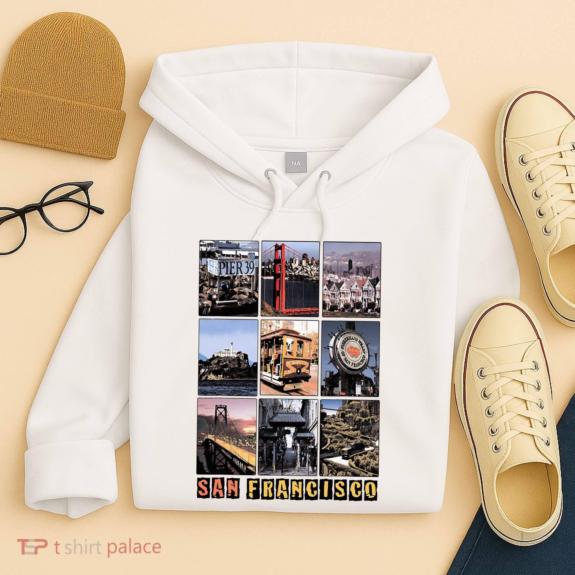California Cali Life Los Angeles San Francisco Hoodie