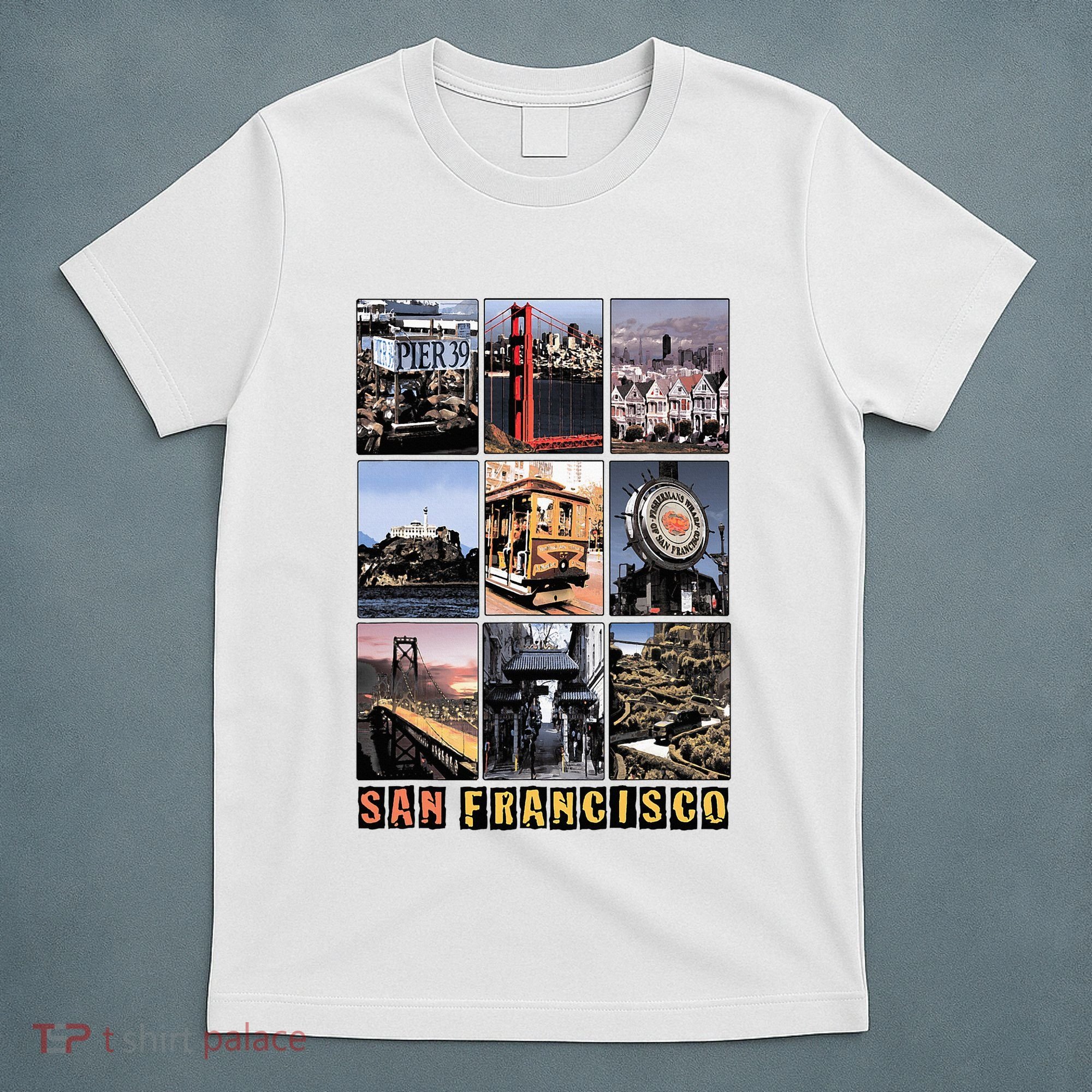 California Cali Life Los Angeles San Francisco T-Shirt