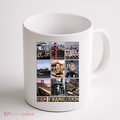 California Cali Life Los Angeles San Francisco Coffee Mug back