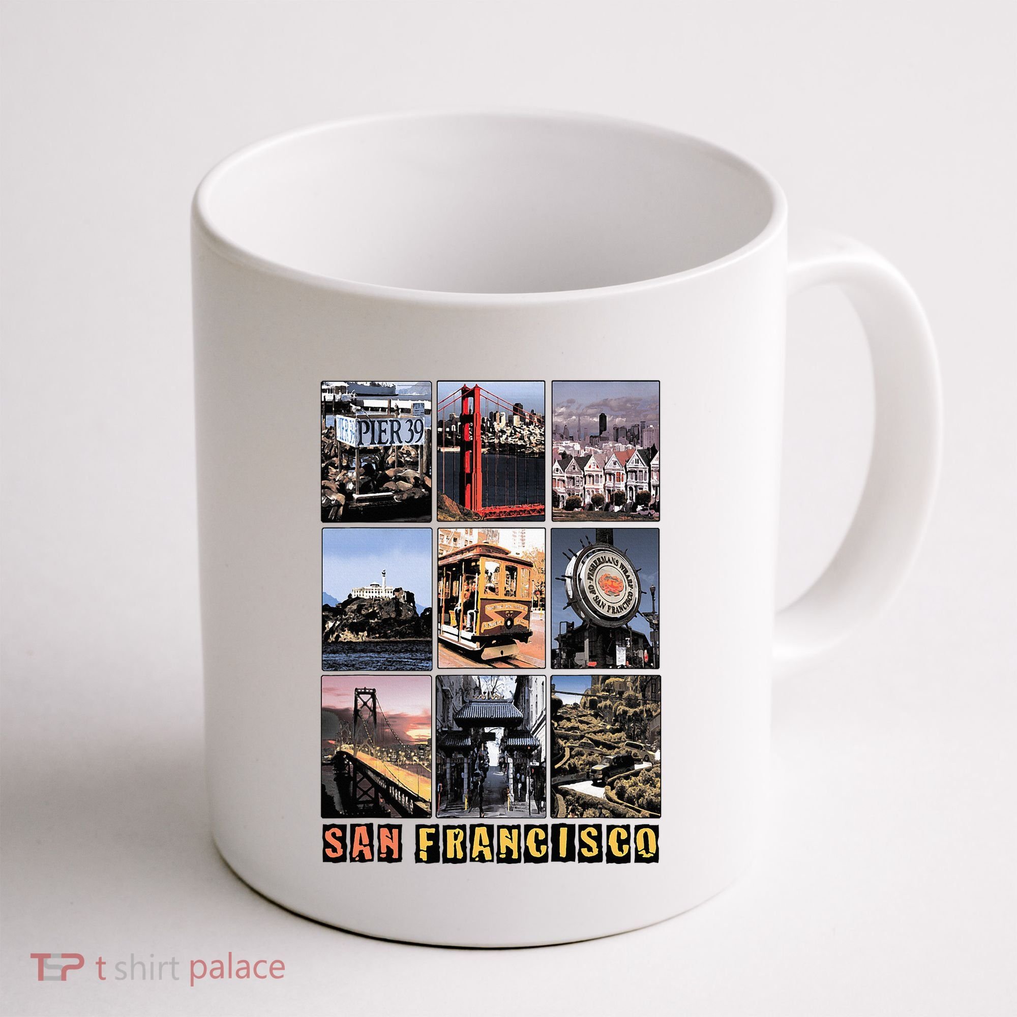 California Cali Life Los Angeles San Francisco Coffee Mug