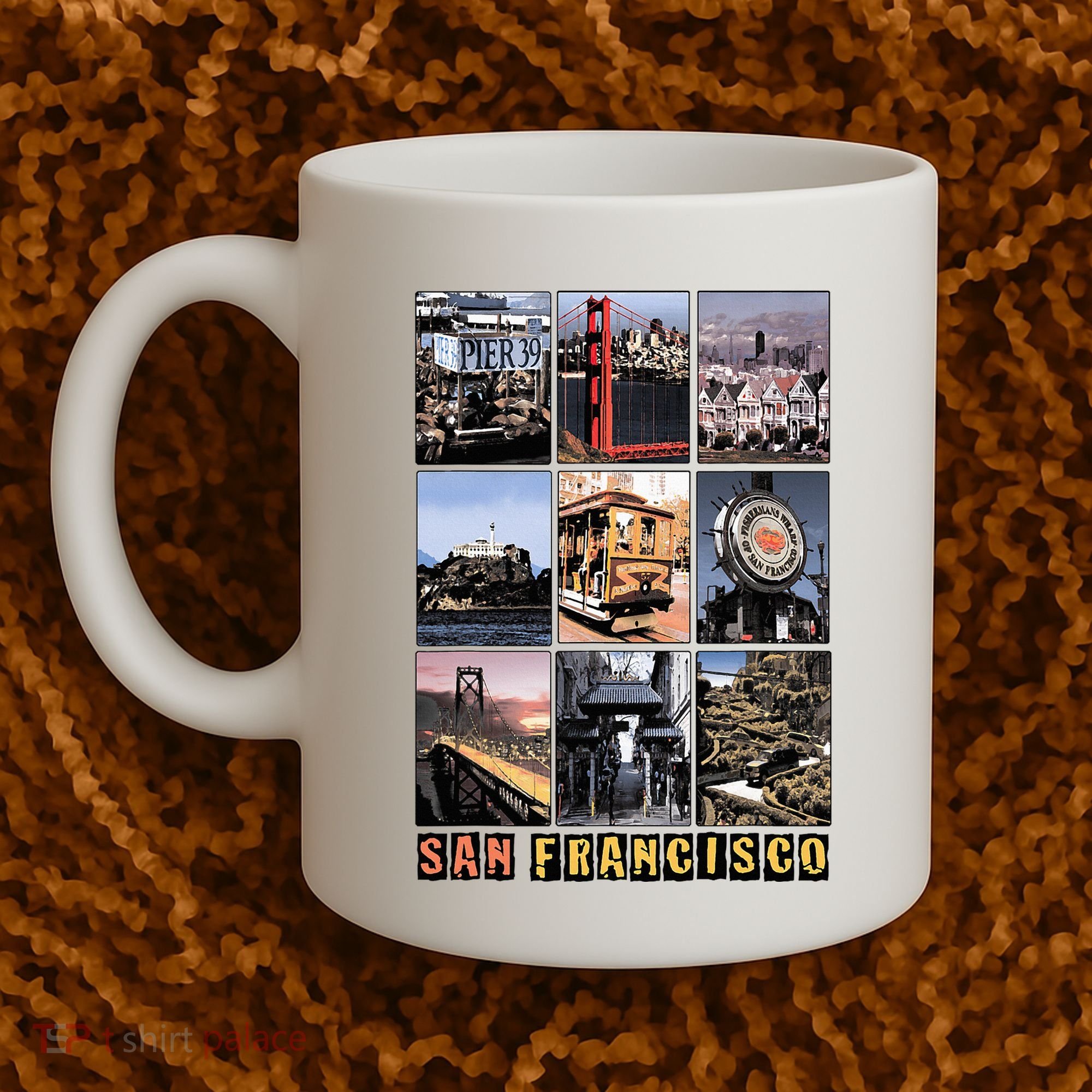 California Cali Life Los Angeles San Francisco Coffee Mug