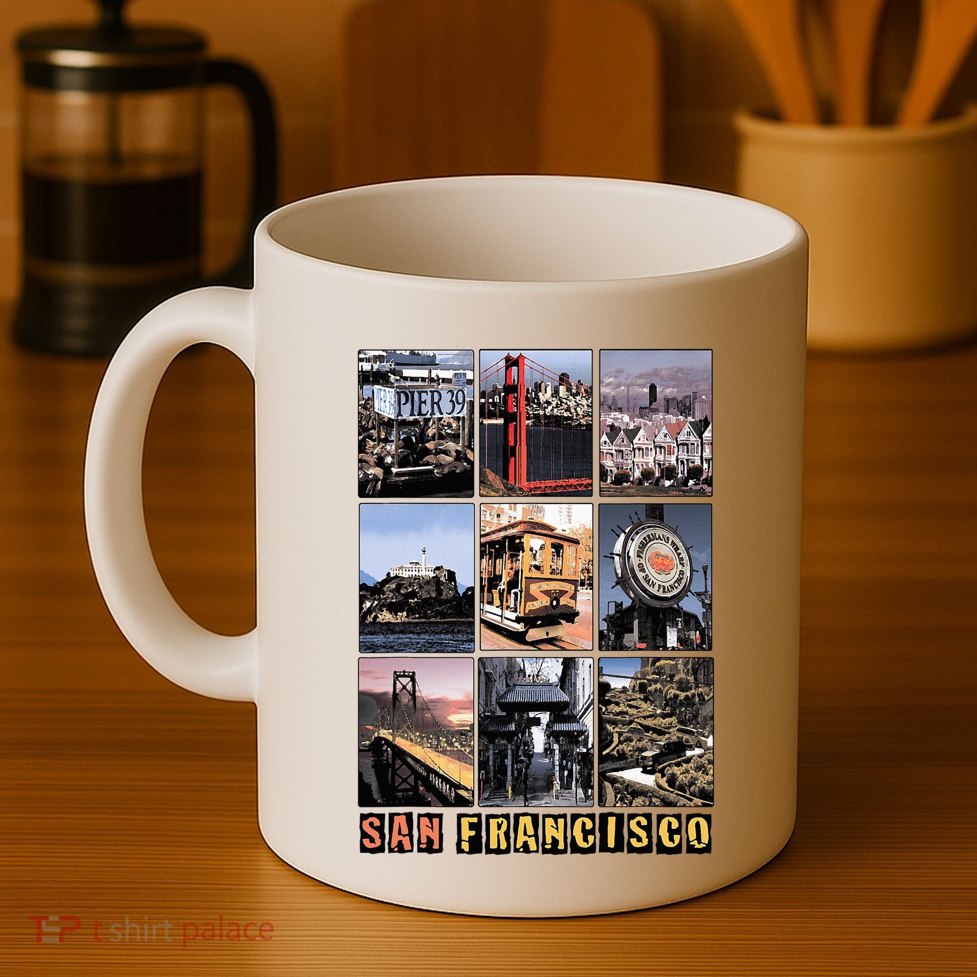 California Cali Life Los Angeles San Francisco Coffee Mug