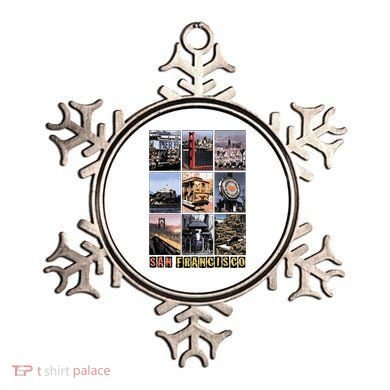 California Cali Life Los Angeles San Francisco Ornament