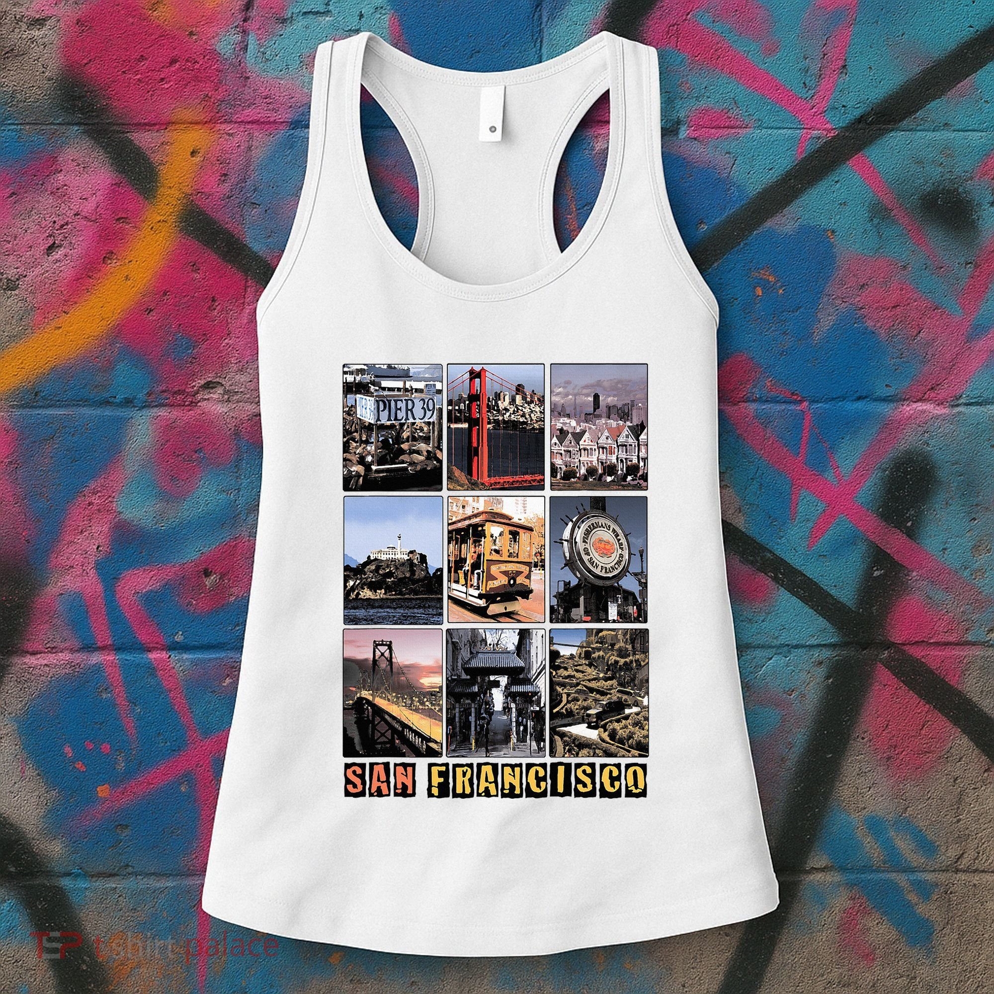 California Cali Life Los Angeles San Francisco Women's Tank Top
