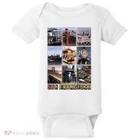 California Cali Life Los Angeles San Francisco Baby Bodysuit thumb 0