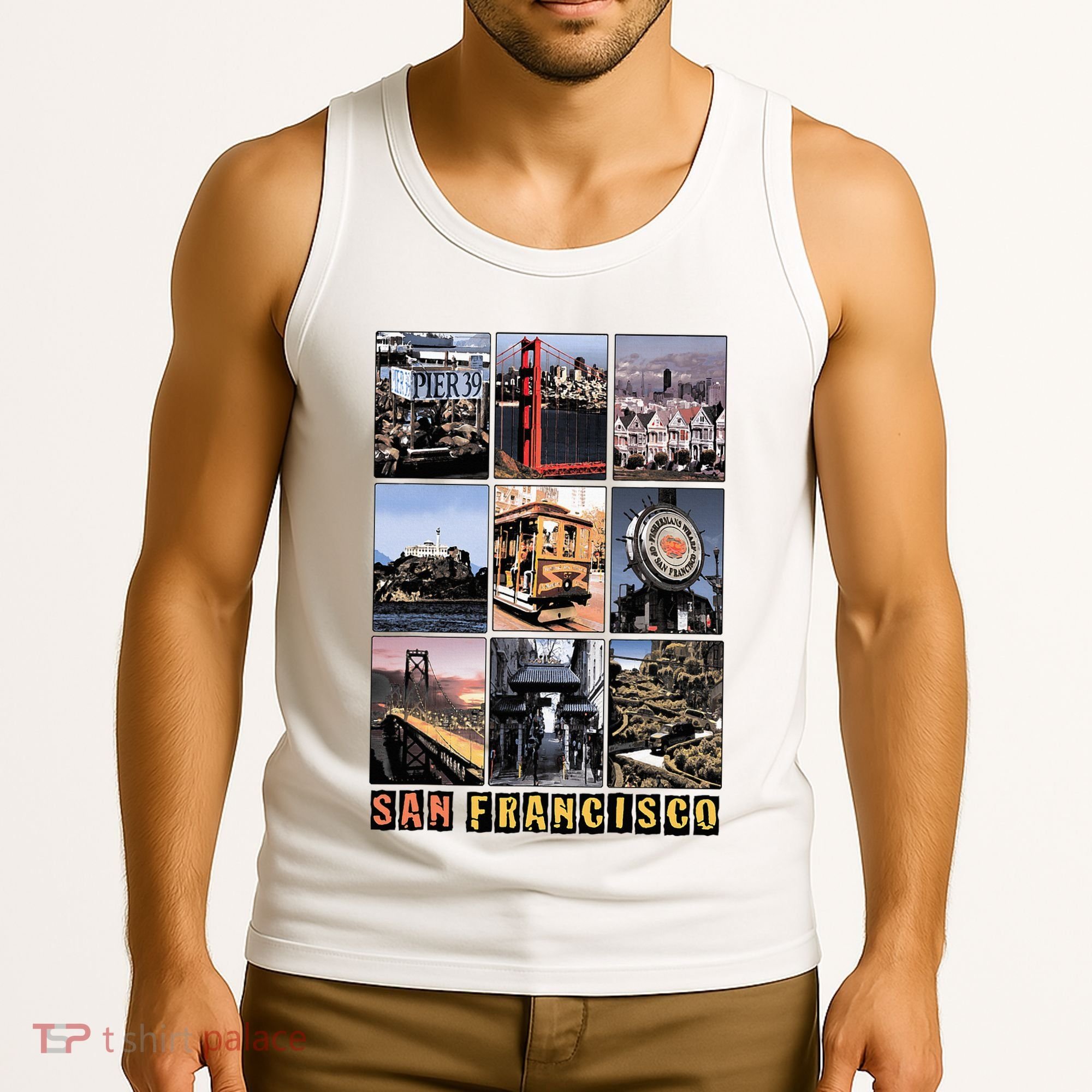 California Cali Life Los Angeles San Francisco Tank Top