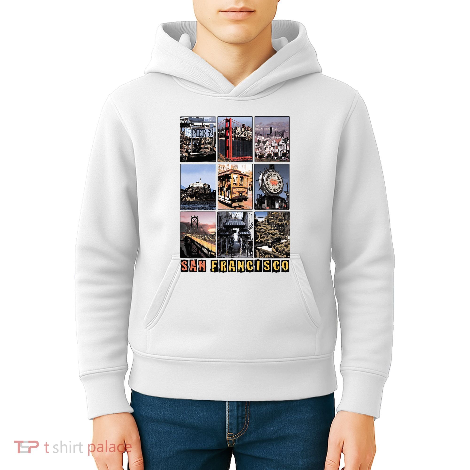California Cali Life Los Angeles San Francisco Kids Hoodie